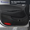 Шкіряна Карбонова Накладка на Двері Противоударна Для Hyundai Tucson TL 2015 2016 2017 2018 LHD RHD Аксесуари для Оздоблення Салону Автомобіля