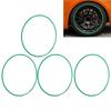 4Pcs Wheel Rim Protector Strip Scratch Resistant Stylish Look Wheel Hub Rim Guard Strip for 19in Car Wheel Hub