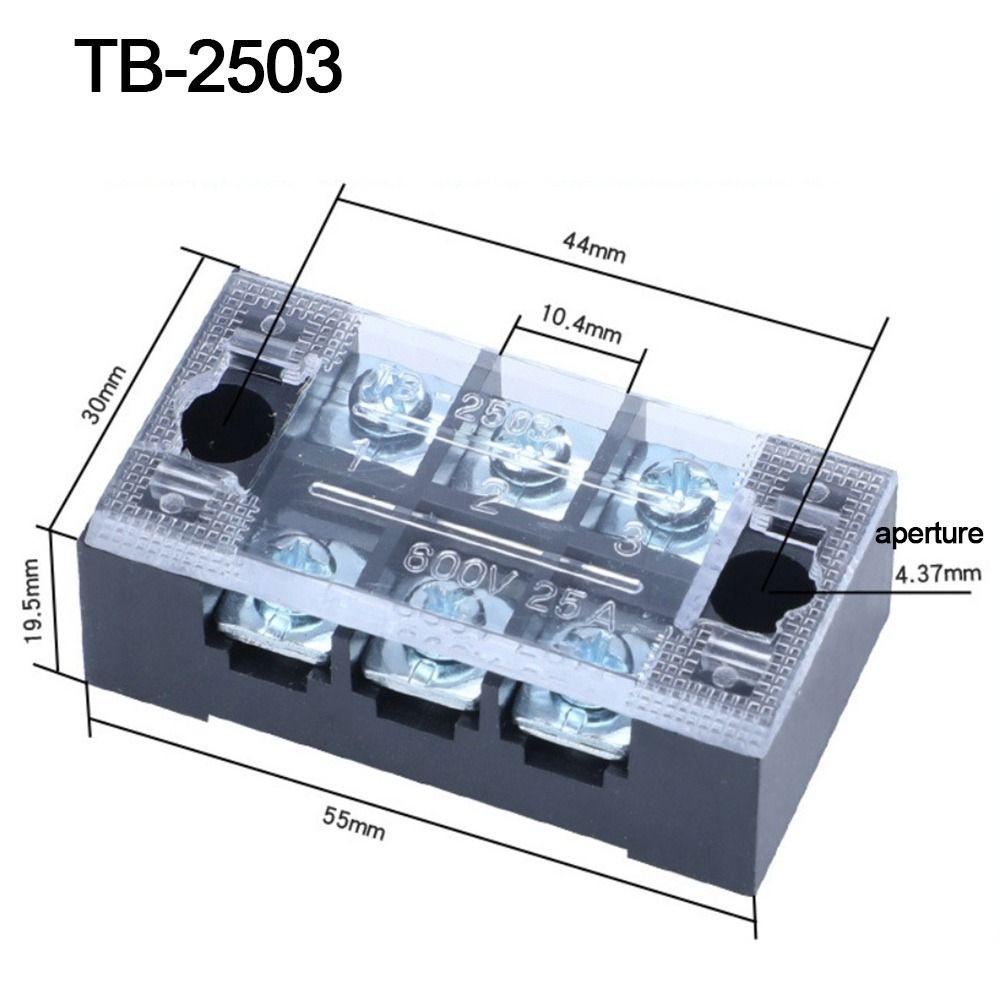 With Screws Strip Block Terminal Dual Row Cable Connector Electric Connector Strip  Electrical