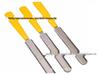 Yellow 3-Piece Guitar Polishing Set: Fretboard, Fingerboard, Headstock Tools