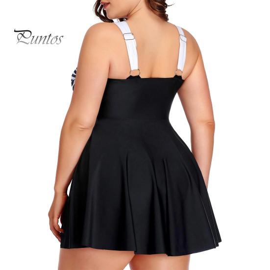 2 Teile/satz Frauen Split Badeanzug Sling Bandeau Flowy Saum Schwimmen Tops Hohe Taille Badehose Set Bademode