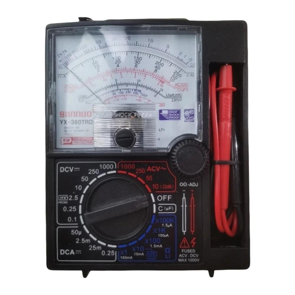 Buzzer Alarm DC Voltmeter Pointer Display Test Pen Multimeter Ammeter Electrical Testing