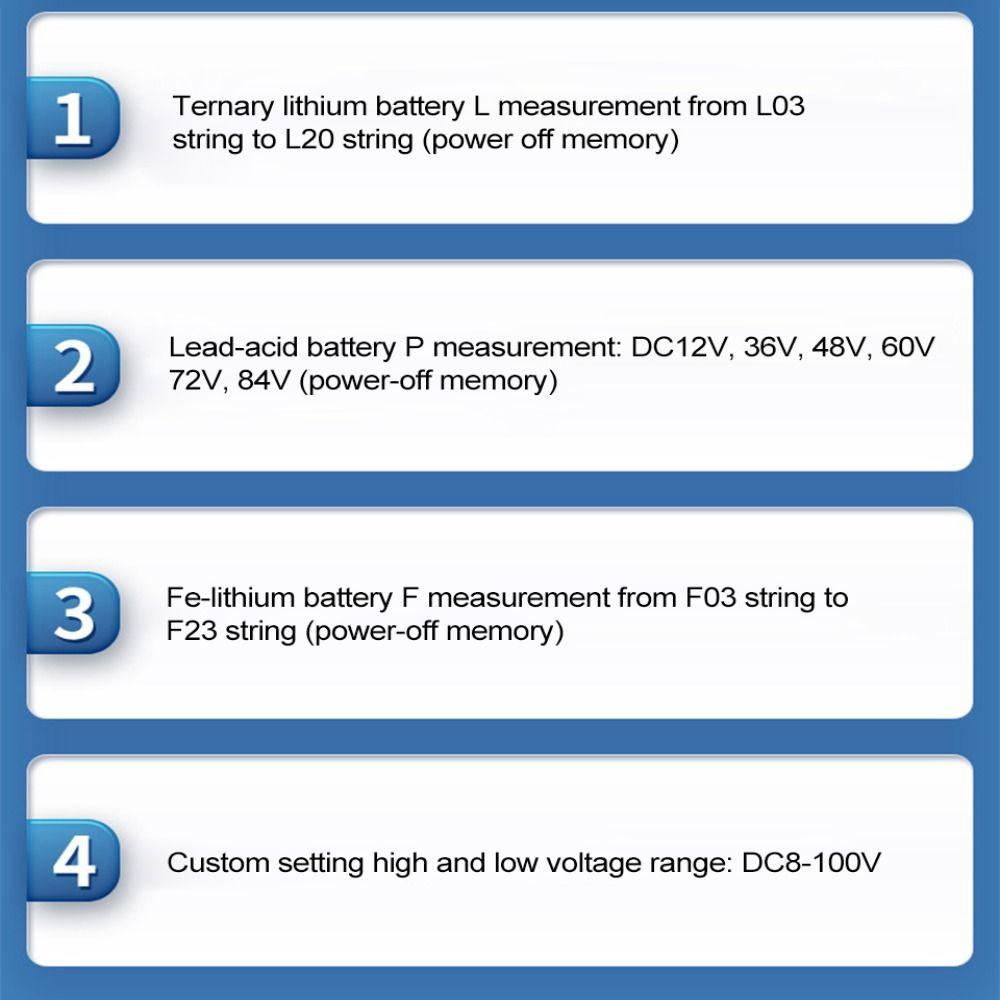 For Car Motorcycle Voltmeter Gauge DC Battery Voltmeter Battery Capacity Indicator Battery Tester