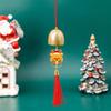 New Acrylic Christmas Bell Iron Portable Tassel Pendant Wind Chime