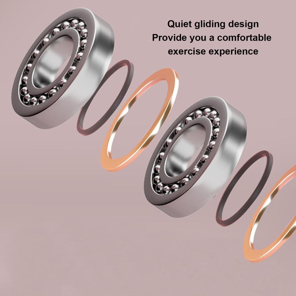 Abs Fitness Trainer Disc 4 Rollers Quiet Smoothing Gliding Abdominal Workout Slider Disc