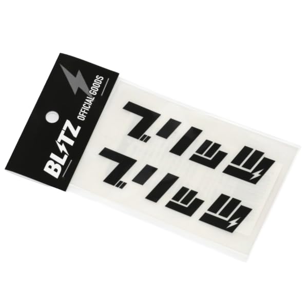 

BLITZ BLITZ Katakana Logo 100mm Black of 13556 Sticker, Wide, (Pack 2) чёрный
