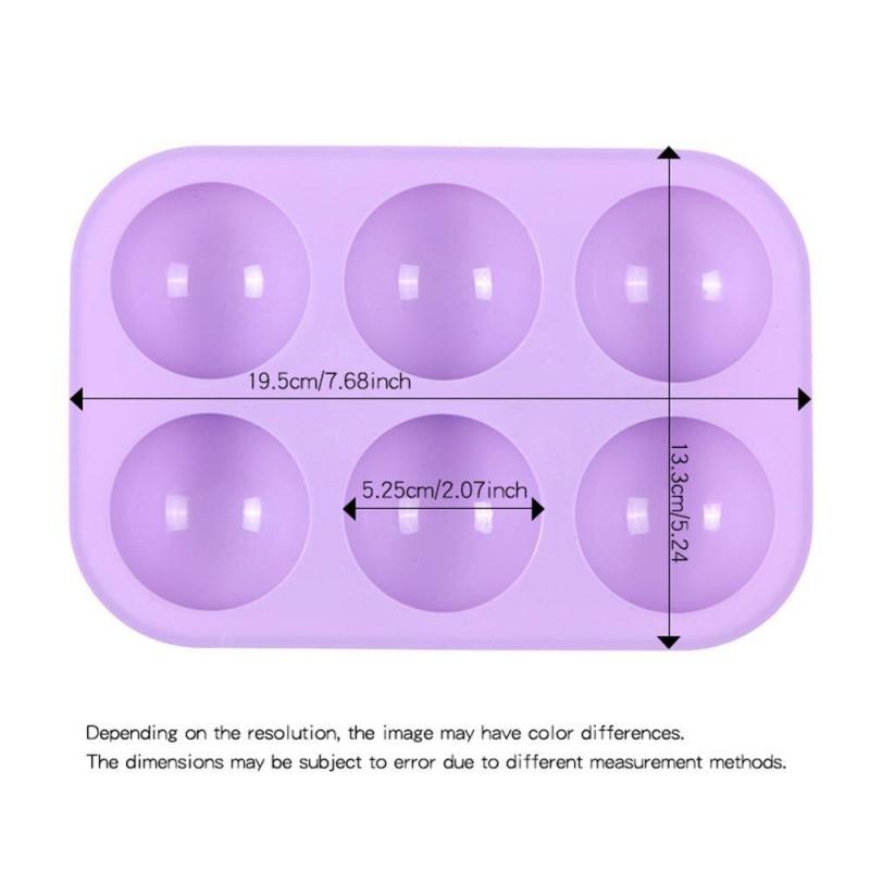 Halbkugel-Silikonform zum Backen, 3D-Backformen, Schokoladen-Halbkugel-Kugelform, Cupcake-Pfanne, Kuchen, DIY, Muffin-Küchenwerkzeug