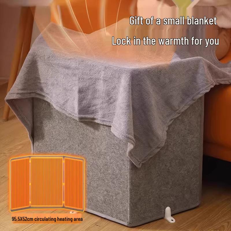 Electric Under-Desk Foot and Leg Warmer Heating Pad Blanket 2880