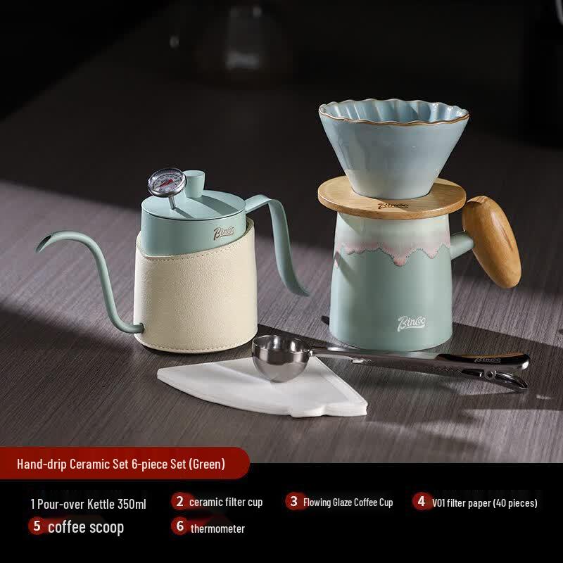 Qīwēi Ceramic Pour-Over Coffee Brewer Set