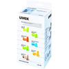 UVEX 400 pairs per product number 2124014 xact-fit earplugs, box,