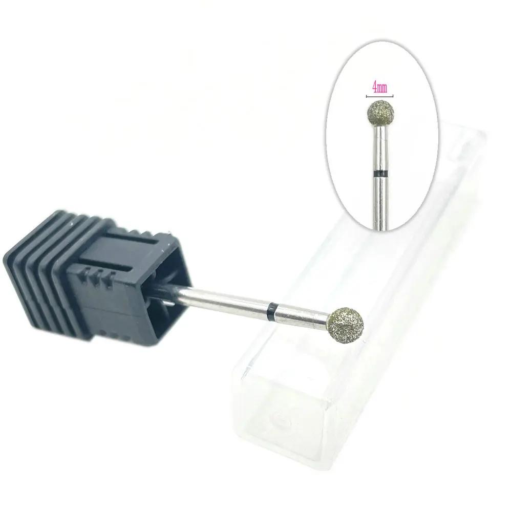 20pcs Diamond Nail Drill Milling Cutter for Manicure Rotary Bits Cuticle Clean Accessory Dental Diamond Burs Polisher 2.35mm