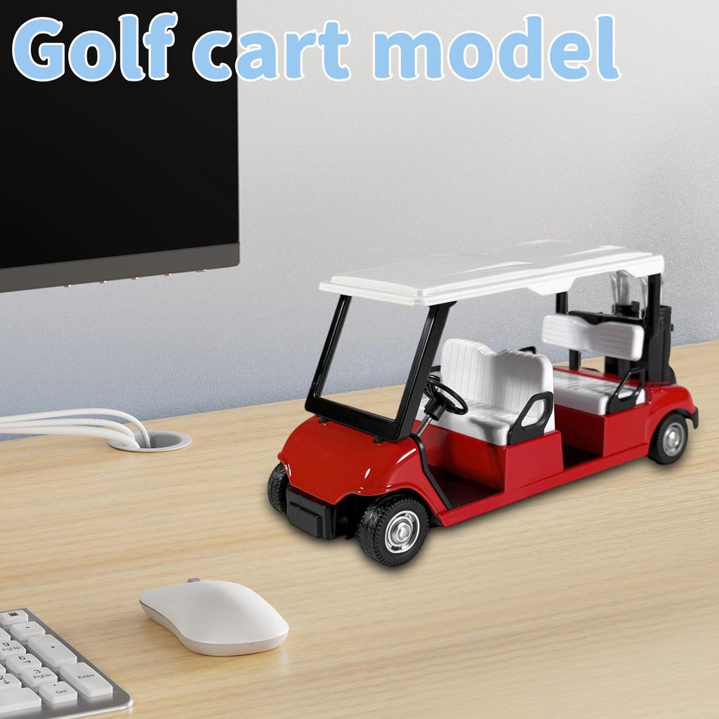 Golfwagen Diecast Spielzeugmodell – Rückziehauto aus Legierung für Kinder & Sammler