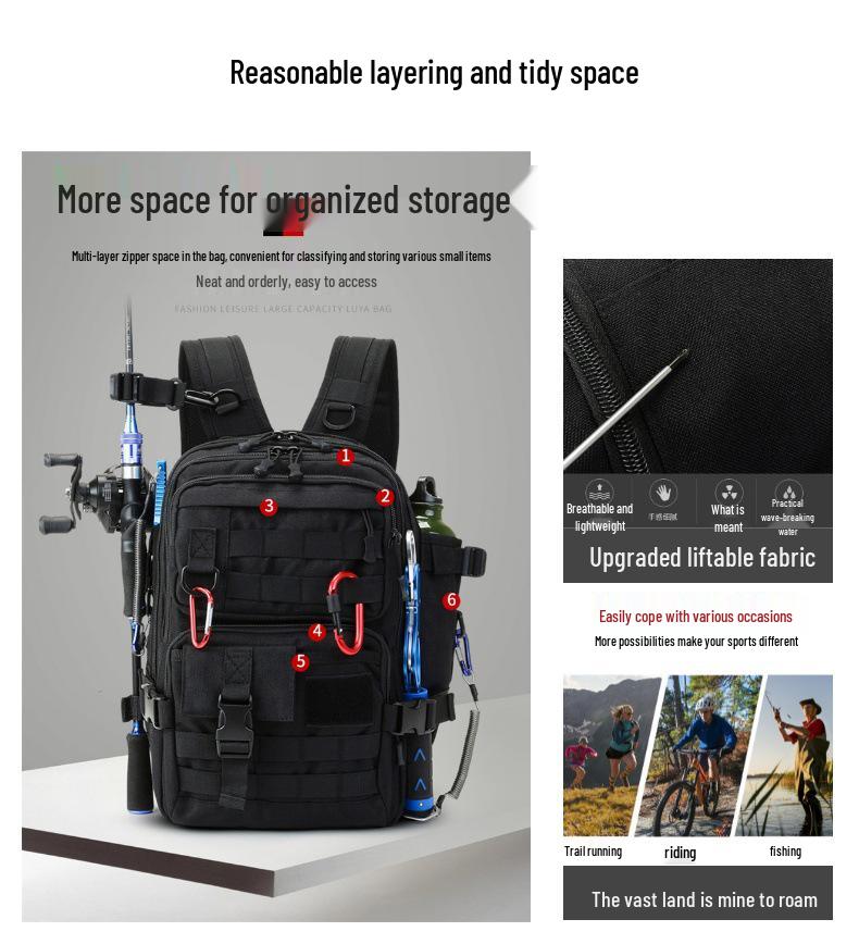 Savage Island Tactical Quick-Release Fishing & Commuter Lure Bag