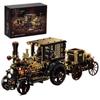 1331 Teile Retro Mechanisches Dampfauto Bausteine Set, Moc Klassisches Auto Bausatz, Supercar Spielzeugmodell, Autosammler Set Erwachsenen Geschenke