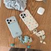 Korean Fresh Plaid Polka Dot Case for iPhone 15/16/17 Pro Max