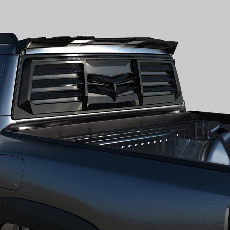 Rear Windshield Protective Cover For BYD Shark 6 ABS Windshield Decorative Sticker Exterior Upgrade Off-road Car Accessories