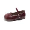 2025 Spring New Children Leather Shoes for Girls Fashion Korean Style Soft Anti-slippery Versatile Chic Ballet Elegant Flats