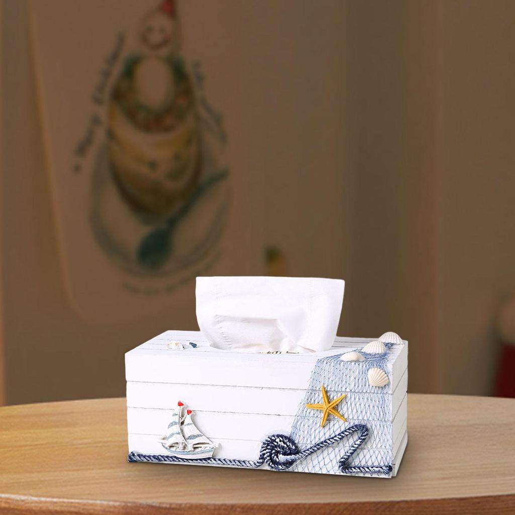 Tissue Paper Box Cover Decorative Tissue Holder Dispenser Toliet Vanity Home