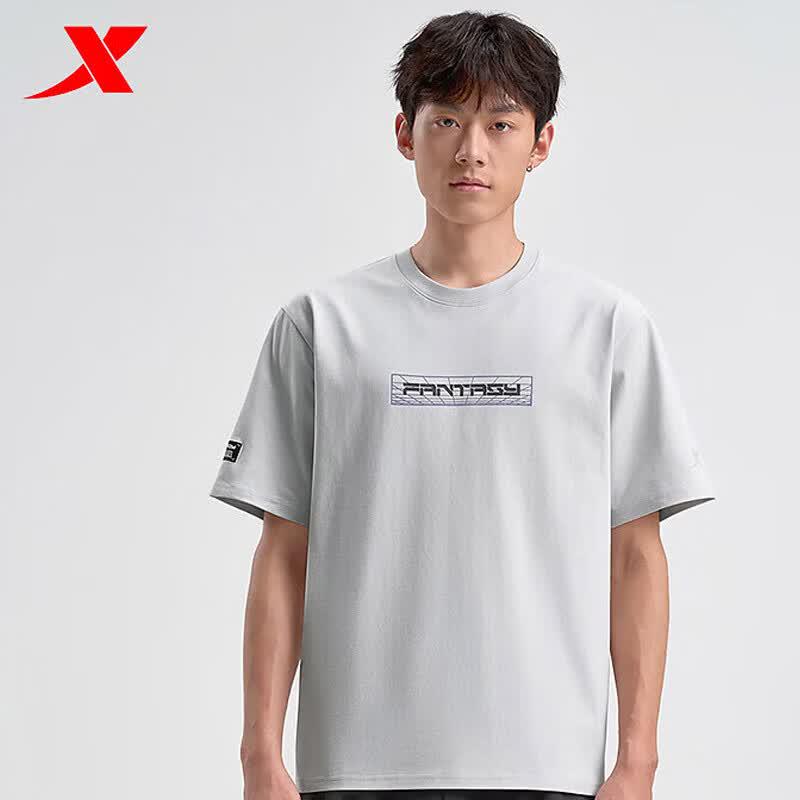 XTEP Men s Breathable Short Sleeve Sport T-shirt L