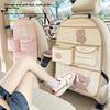 Organizador de asiento trasero de coche multifuncional bolsa de almacenamiento para vehículo