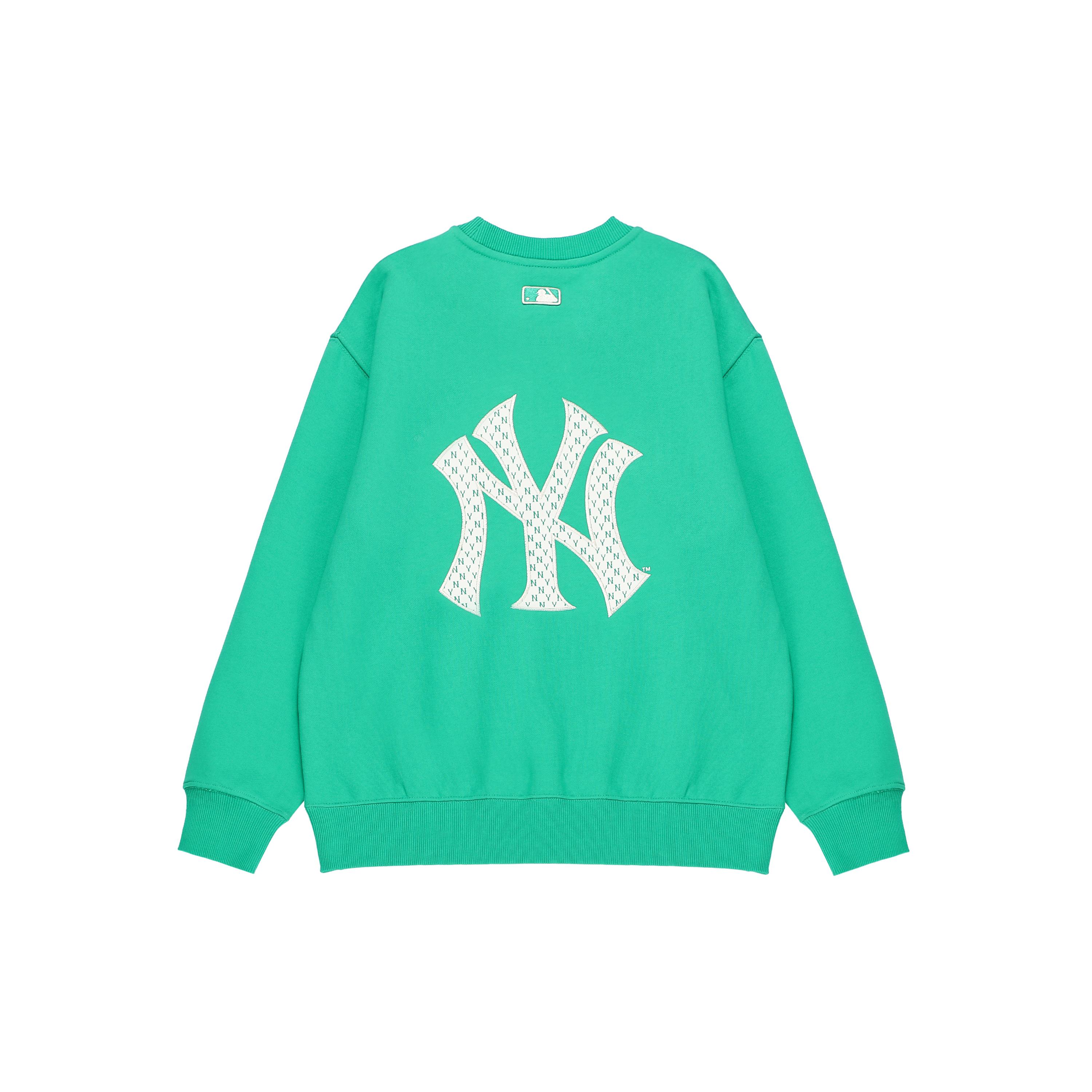 Толстовки MLB Унисекс Зеленые Круглый вырез Умеренные Другие 3AMTM0124-50GNS XXL