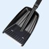 Large-capacity emergency snow shovel for cars, trucks, off-road vehicles, aluminum alloy snow broom, detachable