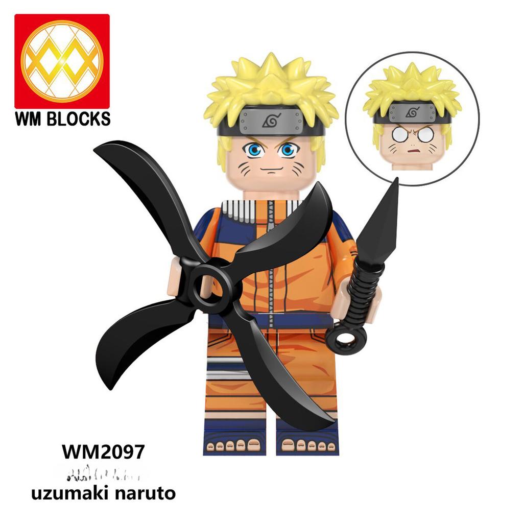 Single Cartoon Action Figures Accessories Building Blocks Children WM2101 WM6107