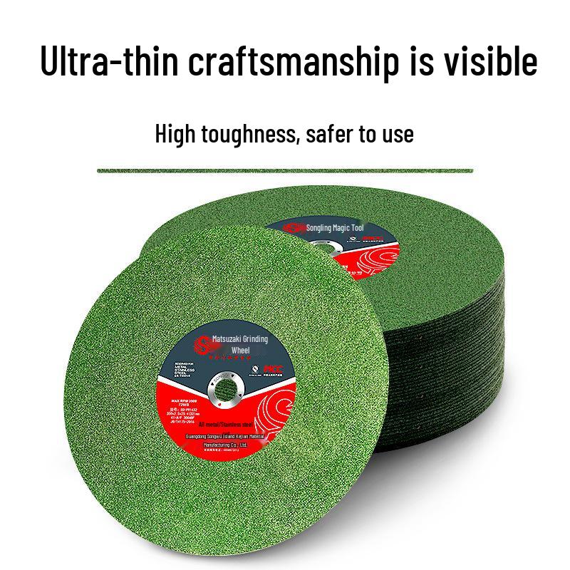 350mm Stainless Steel Cutting Disc, 4-Type Thickness, Profile Metal Grinding Wheel for 355/400 Industrial Saw Machines
