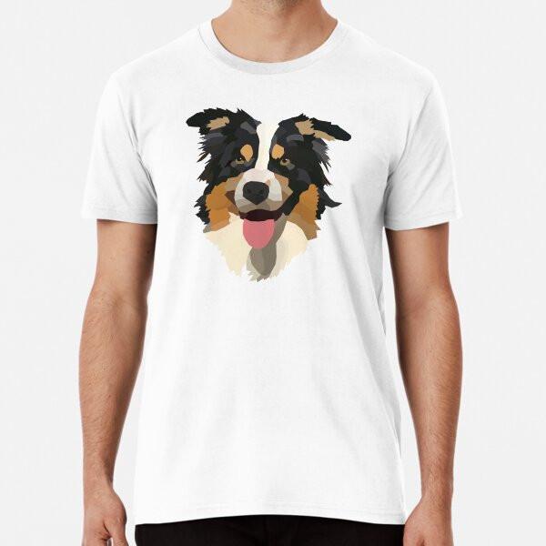 Australian shepherd Tri Black Premium T-Shir S to 5XL Made in the AU/USA T-Shirt