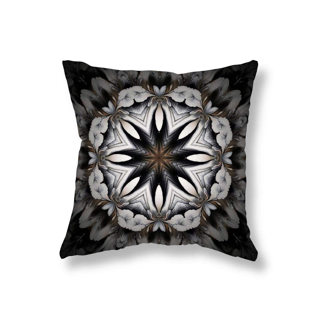 Poszewka na poduszkę dekoracyjną z nadrukiem geometrycznej mandali Pokrowiec na poduszkę do dekoracji sofy, pokoju, szafki nocnej, biura, krzesła do gier Pokrowiec na poduszkę do wystroju domu