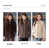 Elegant Mink Velvet Autumn/Winter Coat for Middle-Aged and Elderly Women