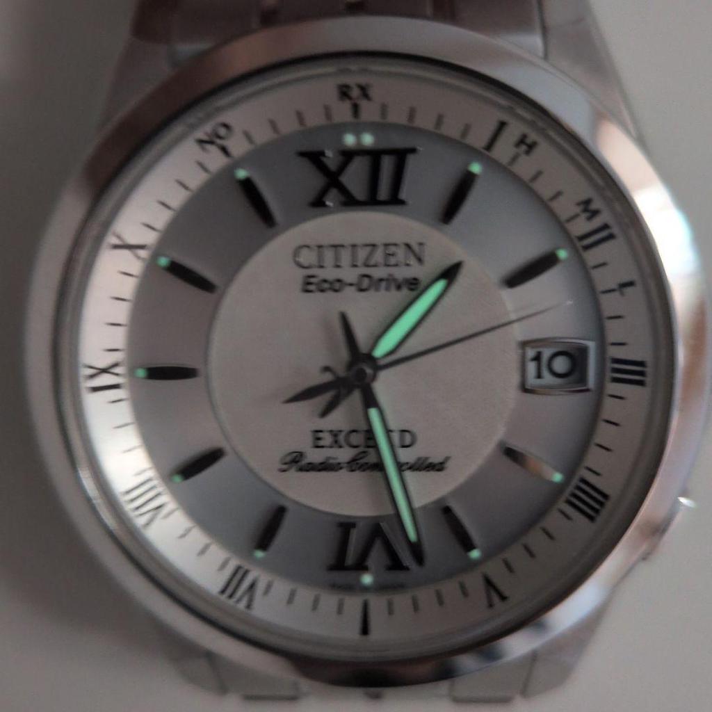 Used CITIZEN EXCEED Radio-controlled Watch EBG74-2403 Titanium
