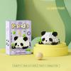 New Building Blocks Boys and Girls Panda Series Cute Orchid Flower Micro Particles Assembled Toy Birthday Gift