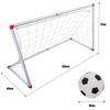 Indoor Outdoor   Children Foot  Soccer Goal Post Net Set with   Pump Kids Sport Toy