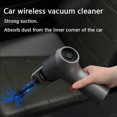 2024 15000pa Aspirapolvere wireless montato su auto Funzioni di aspirazione e soffiaggio integrate Aspirapolvere portatile portatile ad alta potenza per uso domestico