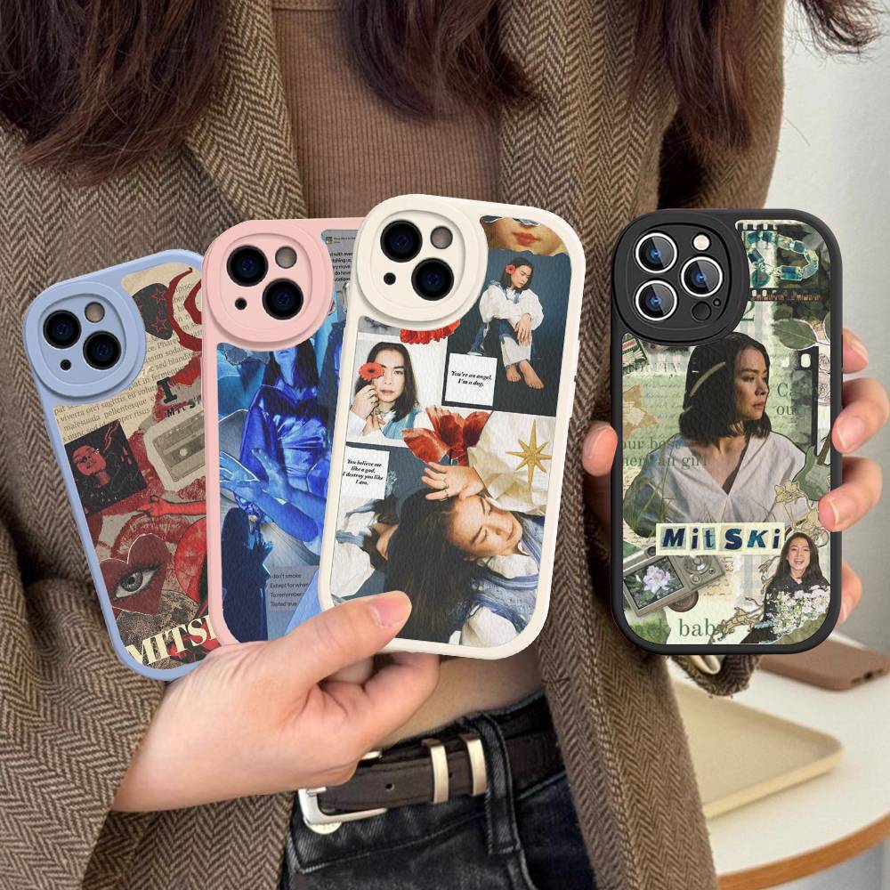 Popular Singer M-Mitski Phone Cover For IPhone 11 12 13 14 15 16 Pro Max Mini Plus Soft Leather Case