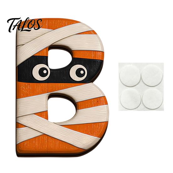 Halloween Home Decorations Wooden BOO Decoration for Tiered Trays, Creative Solid Wood Boo Sign Tabletop Centerpieces Party Decor