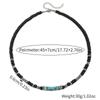 Emperor Stone Beaded Men's Collarbone Necklace: Stylish European & American Hip Hop Abacus Bead Chain