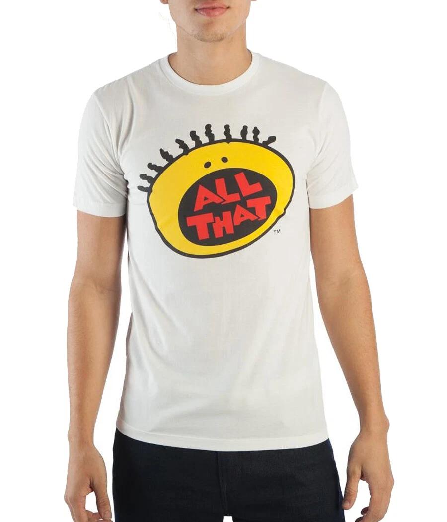 Nickelodeon All That Logo 100% Cotton T-shirt Mens Tees Top S