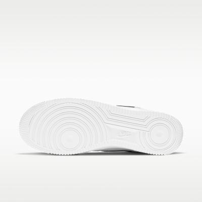 Nike Air Force 1 Low '07 White Black Pebbled Leather