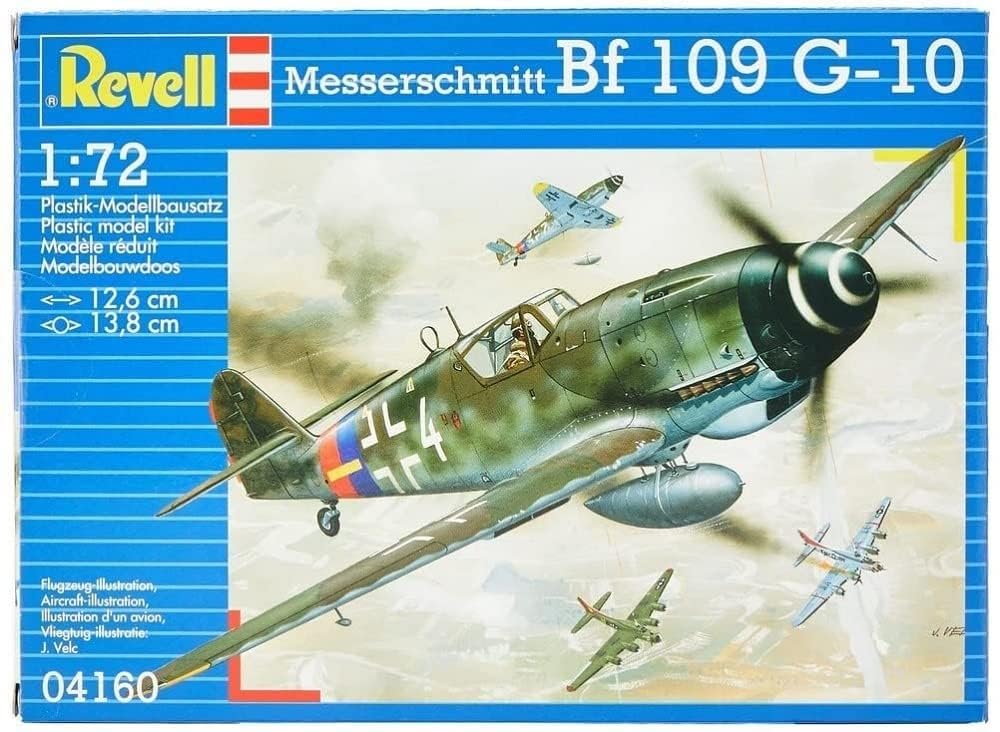 German Revell Messerschmitt 04160 Plastic Model 1/72 Bf109G-5