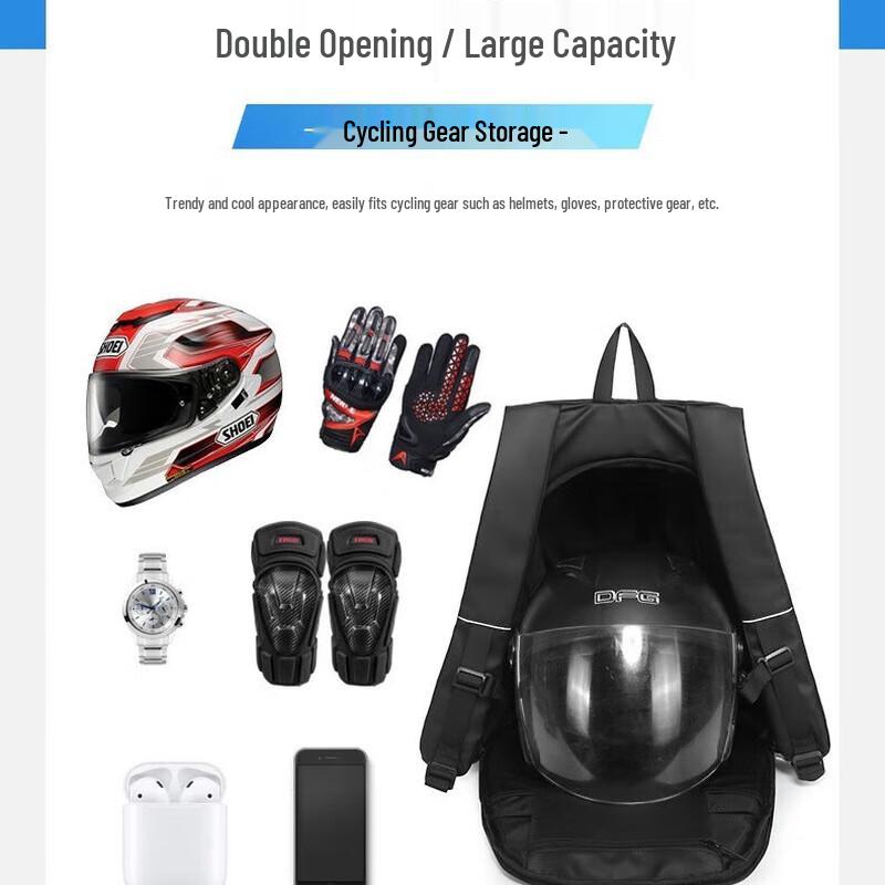 HuFeng Cycling Motorcycle Helmet Backpack