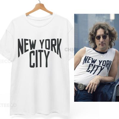 26 John Lennon Shirt New York City Working Class Hero Imagine Yoko Ono Unisex Tee Unisex T-Shirt