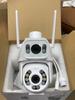 iCSee Dual-Lens Wireless WiFi Camera: HD Full-Color Night Vision & Mobile Remote Outdoor Surveillance