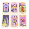 Neoteric Feminine Tarot Cards Modern Borderless Tarot Deck Board Game Oracle Card Funny Delicate Party Supplies for Family Party