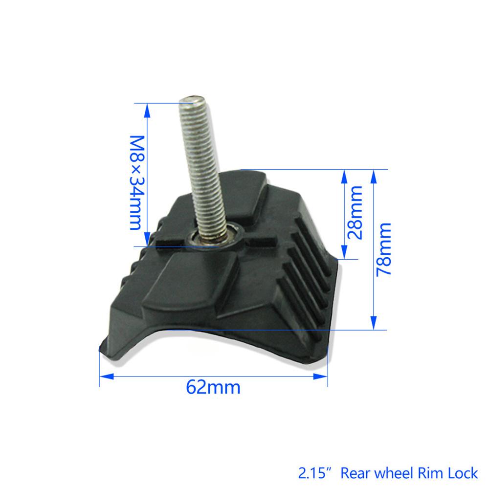1x 2.15" Motorcycle Rear Tire Wheel Rim Lock For Honda Yamaha Kawasaki Dirt Bike