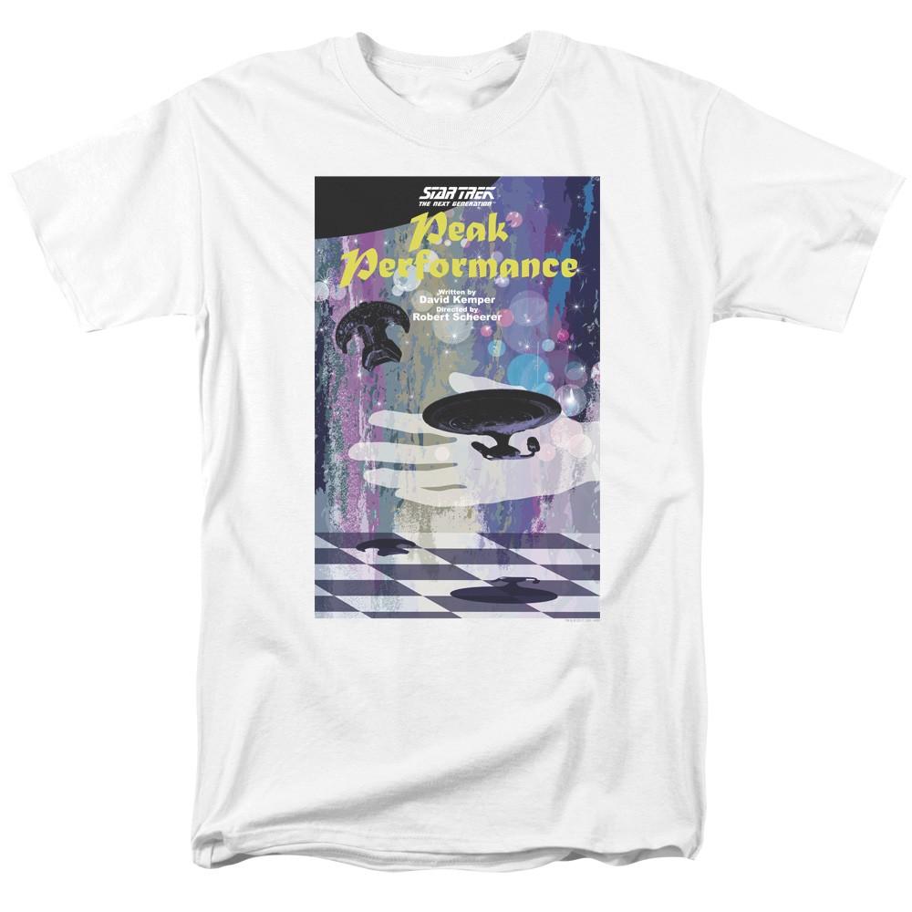 Star Trek - Tng Season 2 Episode 21 - Adult Unisex Short Sleeve T-Shirt - White 3XL