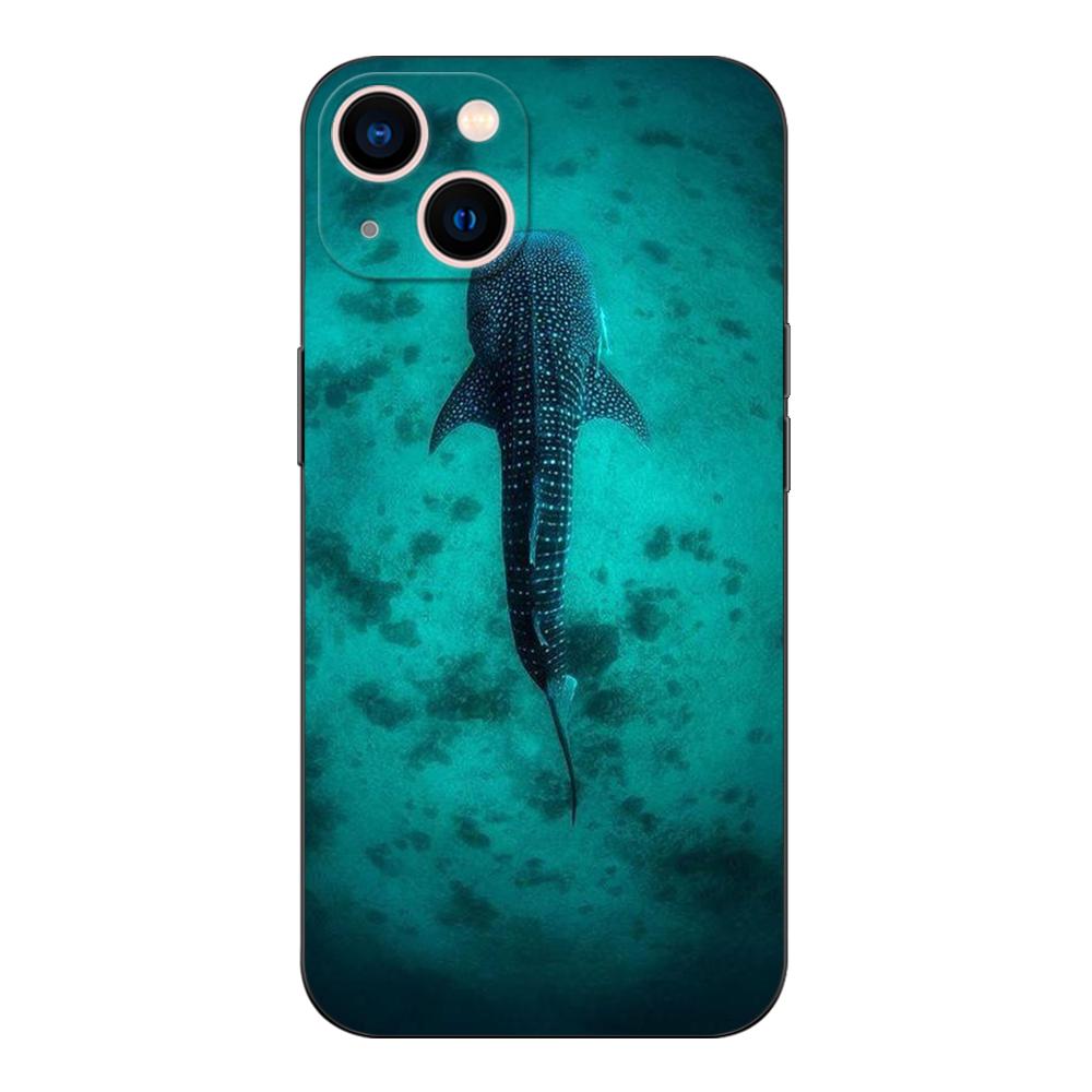 Black Tpu Case For Huawei Y9S Y6S Y8S Y5P Y7P Y8P Y7 Y5 Lite Prime 2018 Y6 2019 Cover Whale Shark