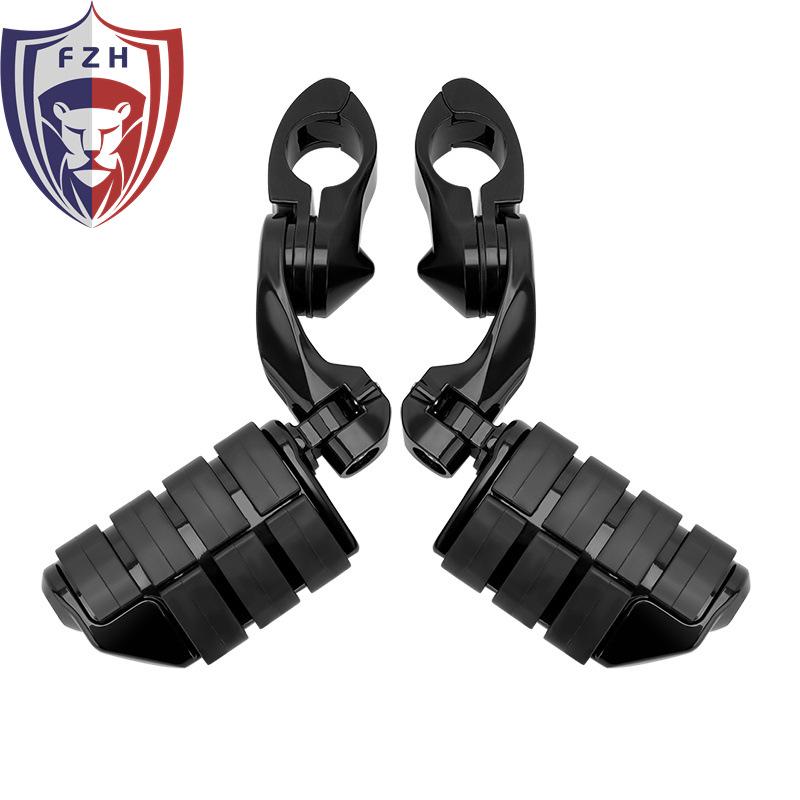 Universal Motorcycle Crash Bars Footrests for Harley Cruiser