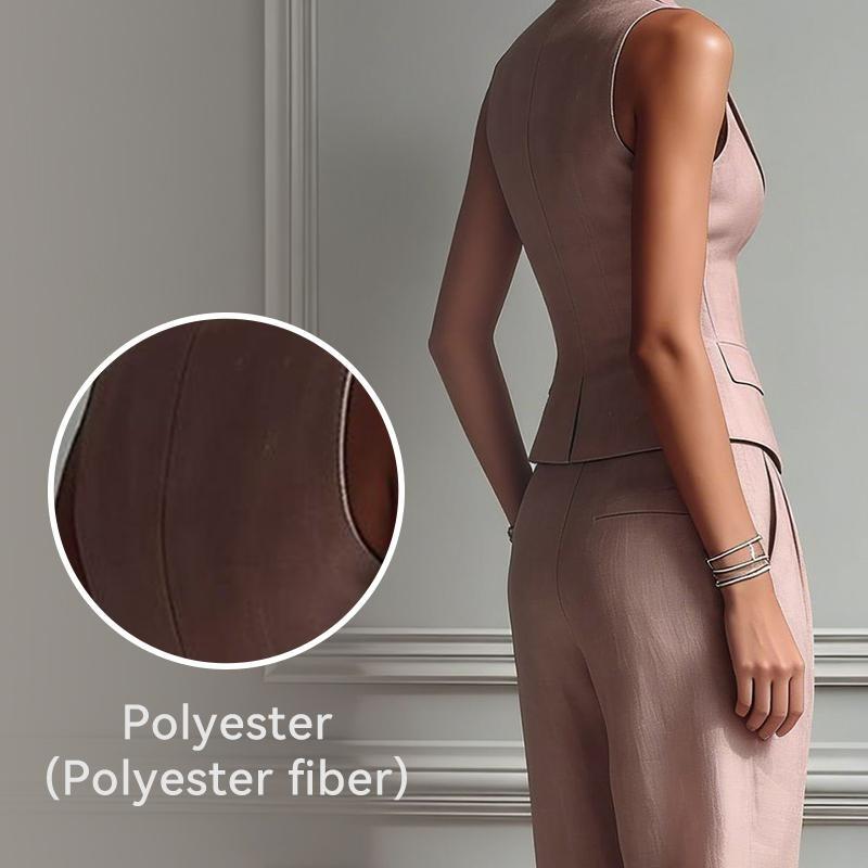 Γυναικείο Σετ Ρούχων Σέξι V-Neck Κουμπωτό Μπλουζάκι Μόδα Casual